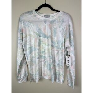 NWT PJ Salvage "Palm Desert" print Long Sleeve Top XS